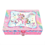 صندوق بطبعات يونيكورن مع قفل