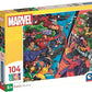 كليمنتوني - بازل أبطال مارفل ضد الأشرار 104 قطعة
