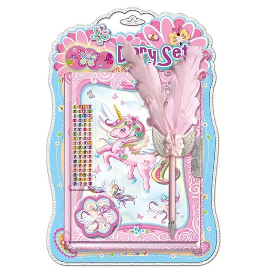 مجموعة المذكرات مع قلم - يونيكورن