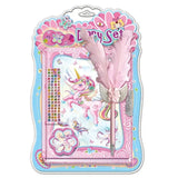 مجموعة المذكرات مع قلم - يونيكورن