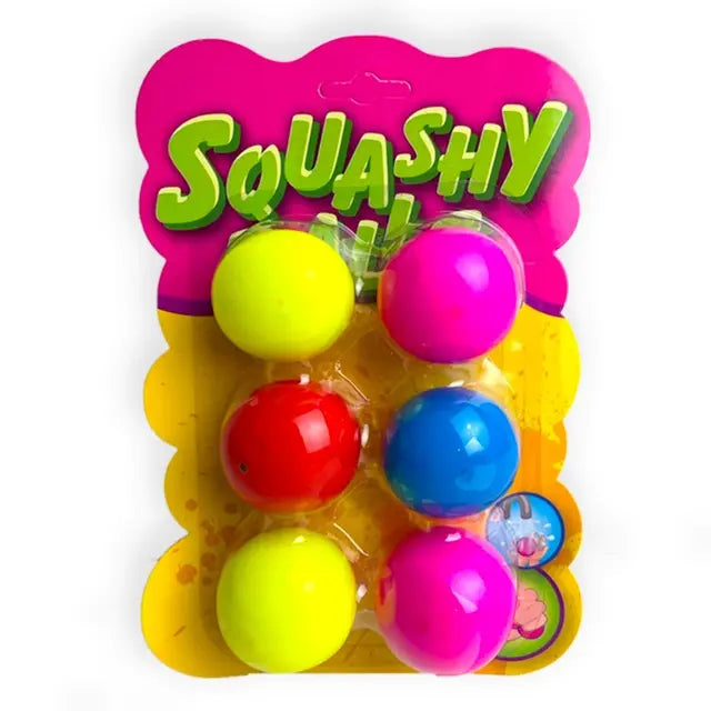 كرة سكوشي بملمس لزج - 6 كرات