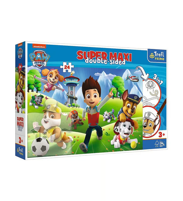 بازل باو باترول سوبر ماكسي مزدوج الوجه 24 قطعة