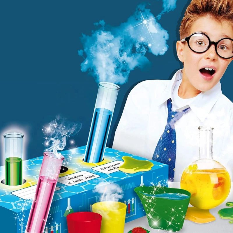مجموعة تجارب كيمياء سهلة للأطفال