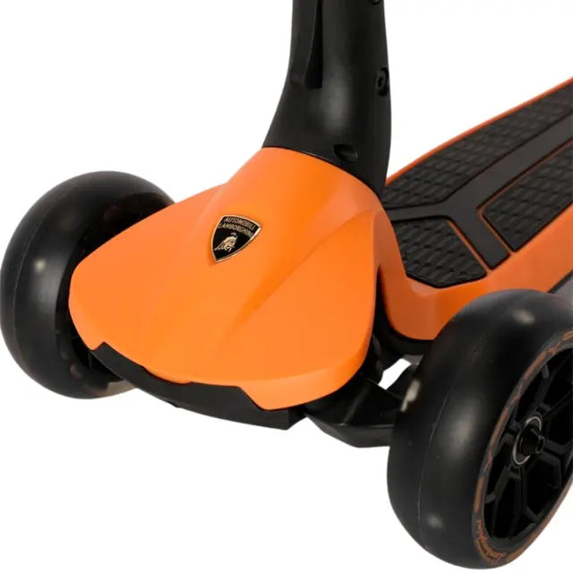 لامبورجيني - سكوتر اطفال 3 عجلات لون برتقالي