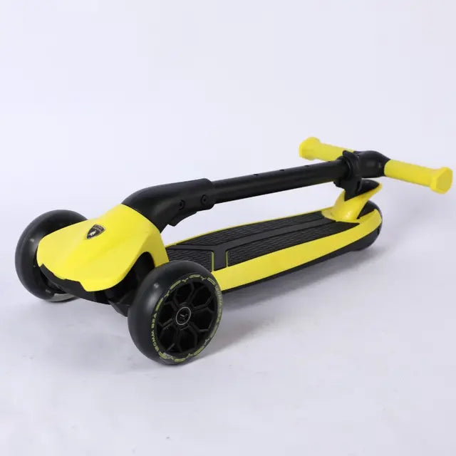 لامبورجيني - سكوتر اطفال 3 عجلات لون أصفر