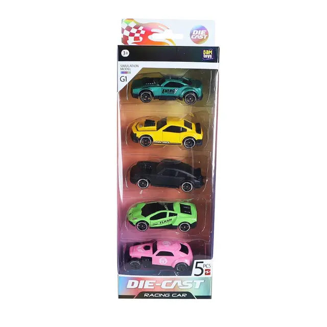 سام تويز - مجموعة سيارات مصبوبة مكونة من 5 قطع