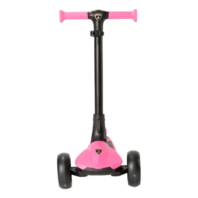 لامبورجيني - سكوتر اطفال 3 عجلات لون وردي