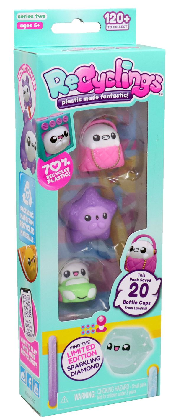 ريسايكلينغز - مجسم قابلة للتحصيل - 4 قطع