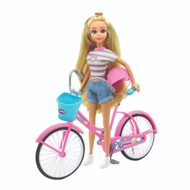 فانفيل - مجموعة دمية دريميز مع دراجة 29 سم