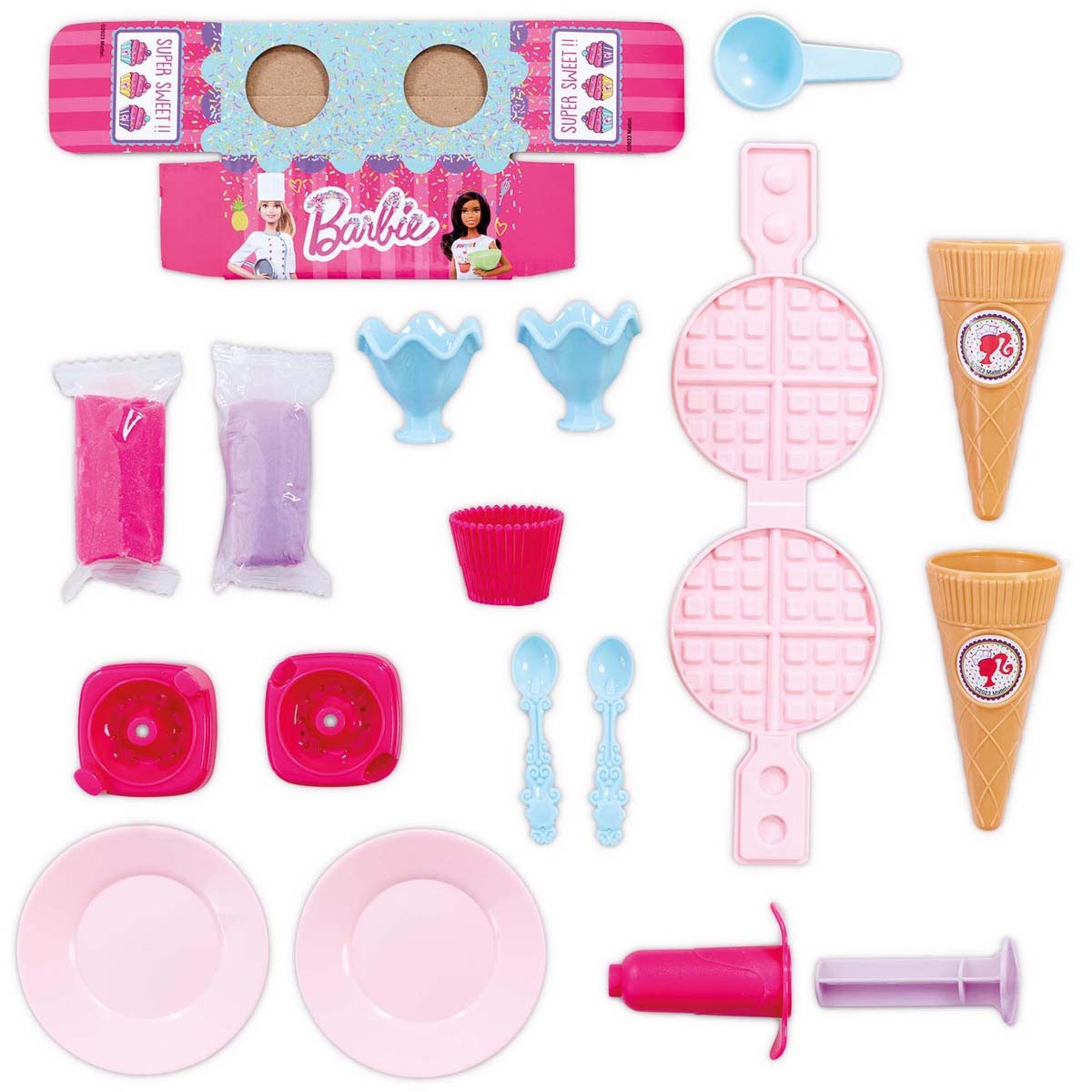 ادو - مجموعة شيف عجين باربي