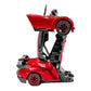 فني بوكس - سيارة بتحكم مزدوج قابلة للتحوّل إلى روبوت لون أحمر