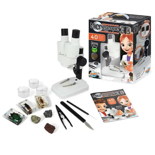 بوكي - ميكروسكوب ثنائي العينين 40 تجربة علمية