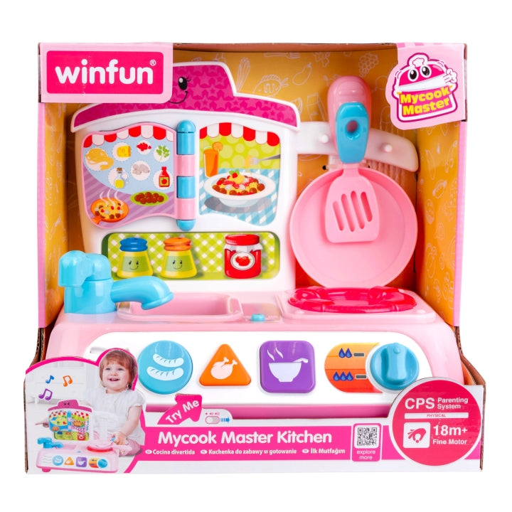 وين فن - مجموعة لعب المطبخ مع أصوات