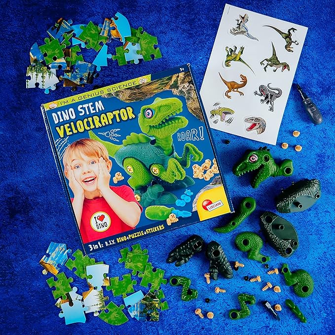 مجموعة ديناصور فيلوسيرابتور التعليمية – Dino STEM