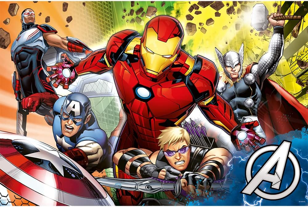 بازل مارفل أفنجرز مزدوج الوجهين للأطفال