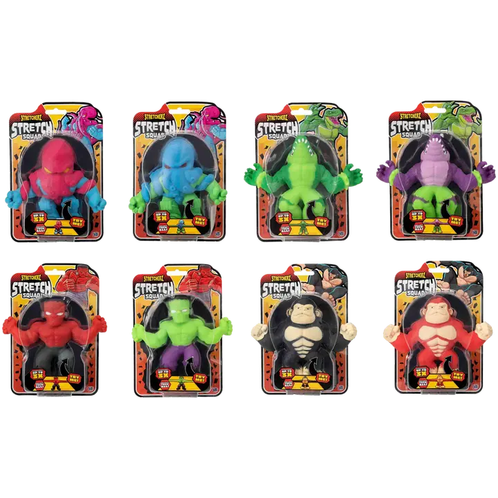 شخصيات ستريتش سكواد المطاطية القابلة للتمدد