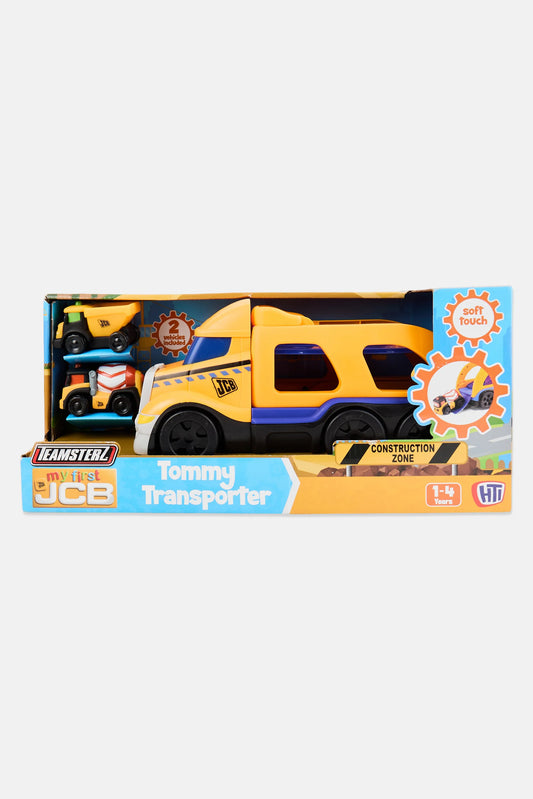 شاحنة نقل سيارات البناء للأطفال مع مركبتين