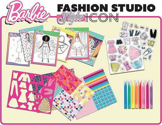 استوديو أزياء باربي – كراسة تصميم الموضة