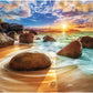 بازل شاطئ الغروب 1000 قطعة