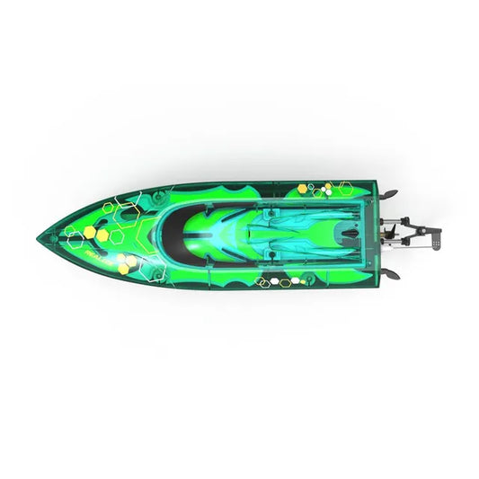 سيما - قارب ريفولت كيو 7 إلوميناتور عالي السرعة للتحكم عن بُعد - أخضر