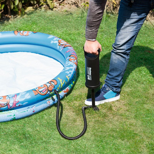 بست واي - مضخة هواء يدوية 30 سم أسود