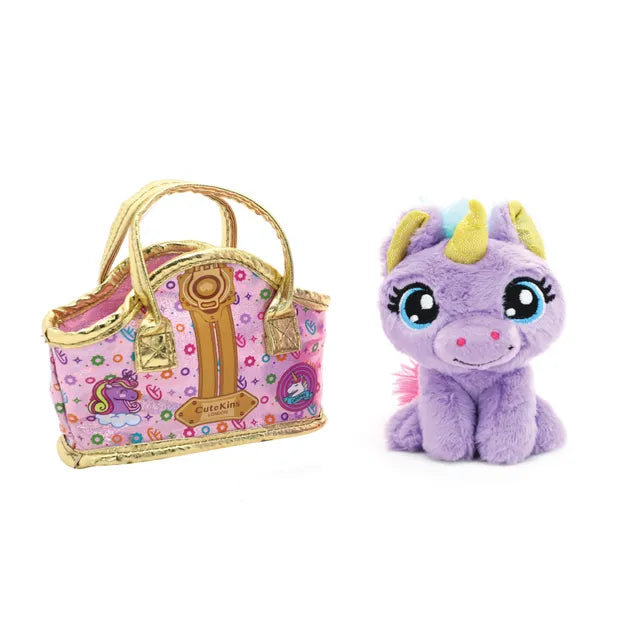 فانفيل - حيوان أليف محشو مصغر كيوتكينز في حقيبة - قد يختلف التصميم - 1 قطعة