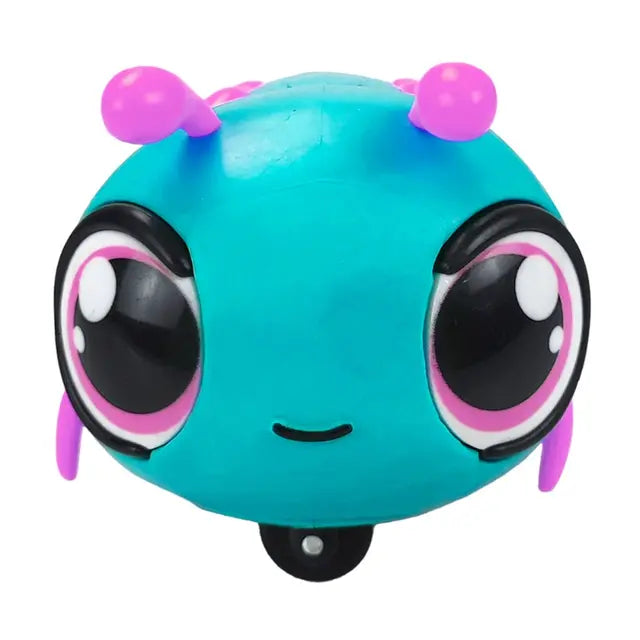 جيجلي بيتس - دمية جيجي كاتربيلر الالكترونية المطاطية - ازرق