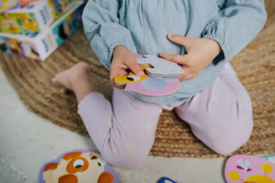 بازل الأطفال المتدرّج حيوانات لطيفة