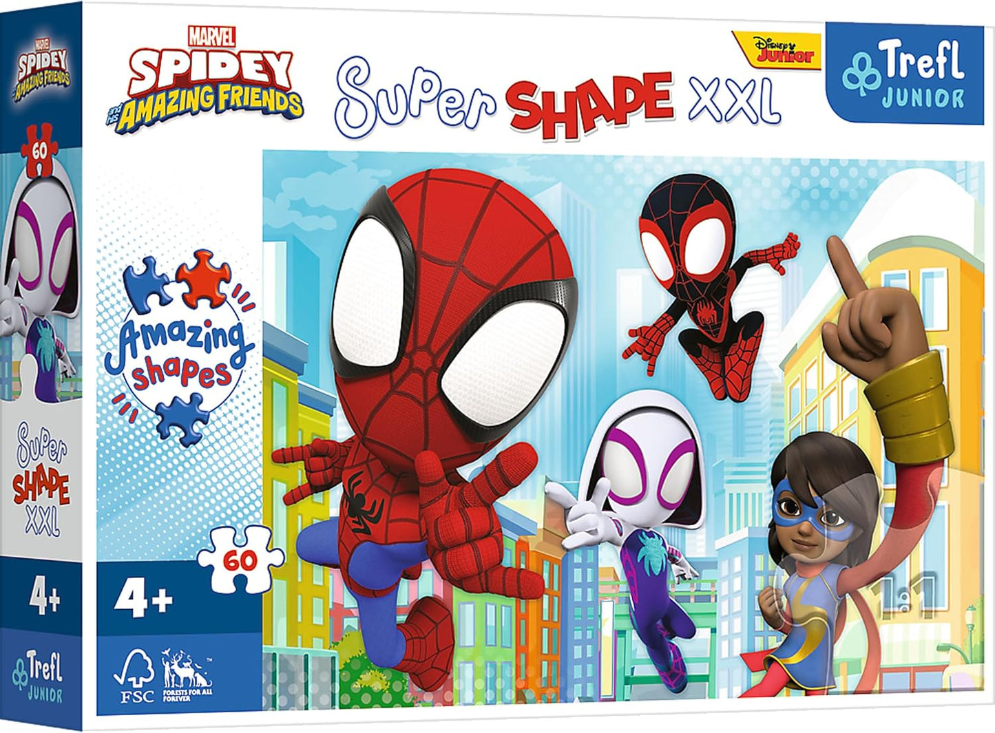 بازل سبايدي وأصدقاؤه المدهشون سوبر شيب XXL – 60 قطعة