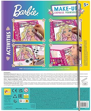 كراسة باربي لتصميم المكياج