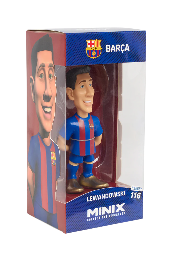 مجسم روبرت ليفاندوفسكي لاعب برشلونة من مينيكس