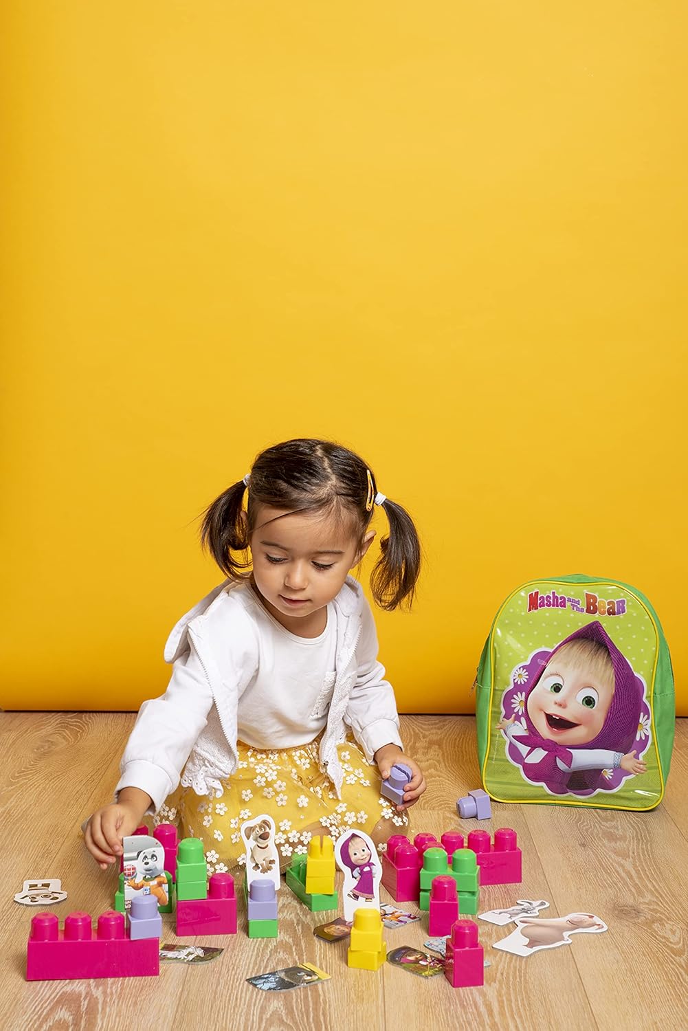 مكعبات أطفال ماشا والدب التعليمية