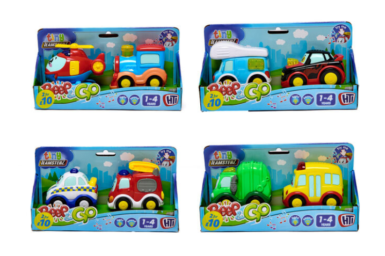 مجموعة سيارات ألعاب ملونة للأطفال